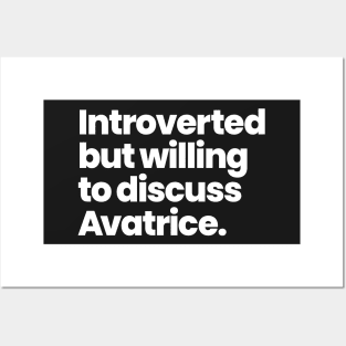 Introverted but willing to discuss Avatrice - Warrior Nun Posters and Art